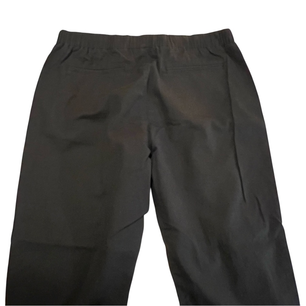 Wildfang ultimate pants in BLACK Side Pockets high rise relaxed fit straight leg - Picture 4 of 11